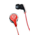 Smarty Mic Earbuds - Red